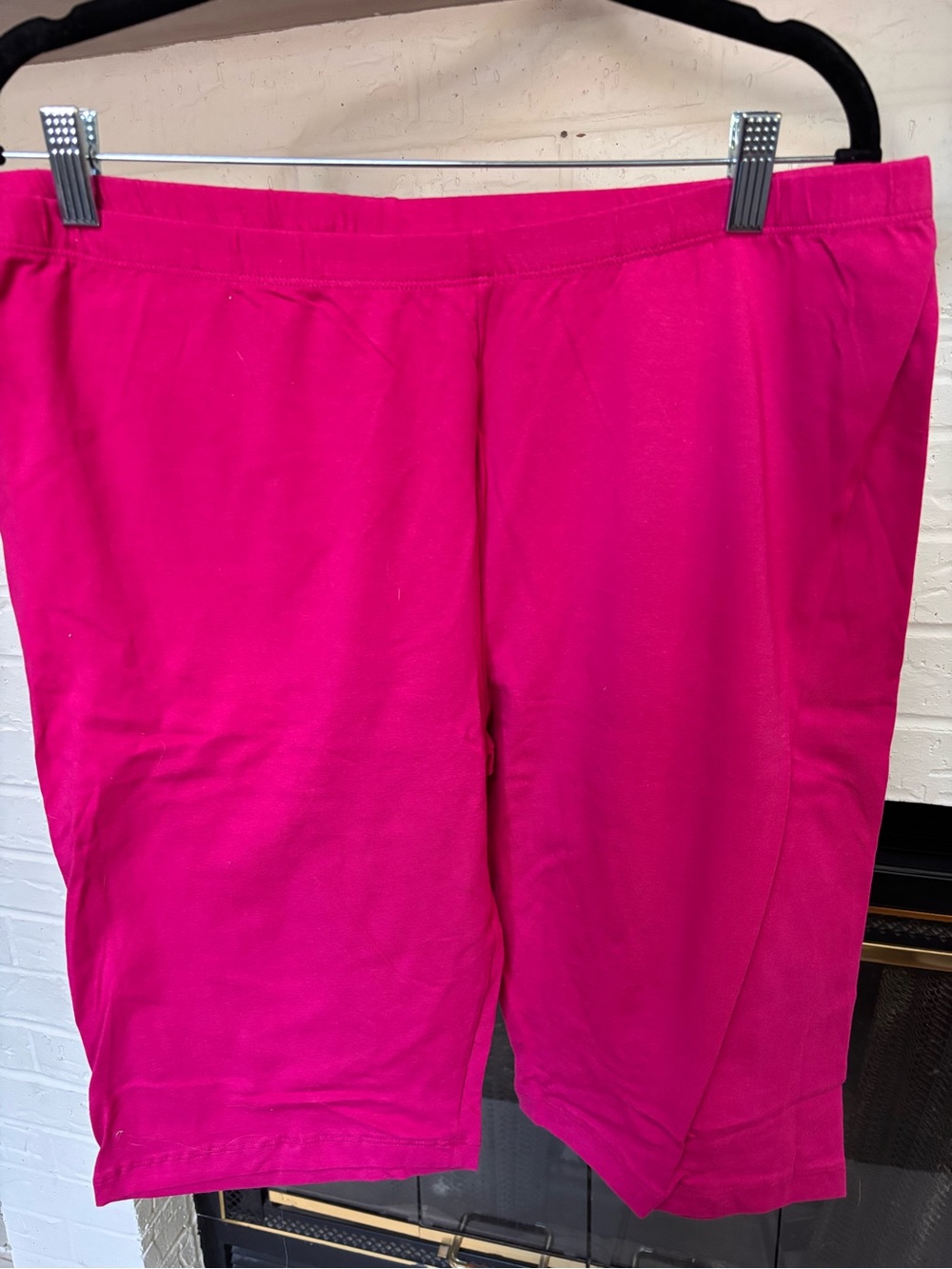 Zenana Outfitters Hot Pink Stretch Bike Shorts